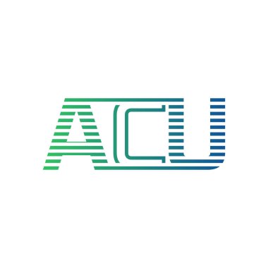 Modern ACU Logo Tasarımı. ACU Minimalist, Profesyonel ve Çok Yönlü İşletme Kimliği Simgesi
