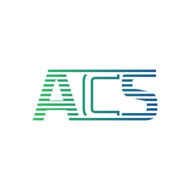Modern ACS Logo Tasarımı. ACS Minimalist, Profesyonel ve İş Kimliği için Çok Yönlü Markalaştırma Simgesi