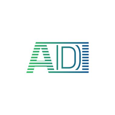 Modern ADI Logo Tasarımı. ADI Minimalist, Profesyonel ve İş Kimliği için Çok Yönlü Markalaştırma Simgesi