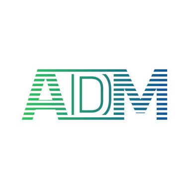 Modern ADM Logo Tasarımı. ADM Minimalist, Profesyonel ve Çok Yönlü İşletme Kimliği Simgesi