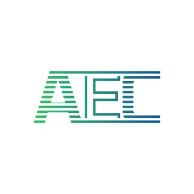 Modern AEC Logo Tasarımı. İş Kimliği İçin AEC Minimalist, Profesyonel ve Çok Yönlü Markalaştırma Simgesi