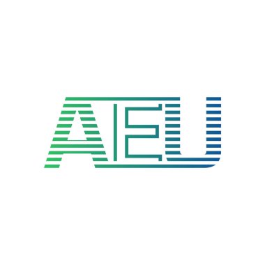 Modern AEU Logo Tasarımı. İş Kimliği İçin AEU Minimalist, Profesyonel ve Çok Yönlü Markalaştırma Simgesi