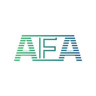 Modern AFA Logo Tasarımı. AFA Minimalist, Profesyonel ve İş Kimliği için Çok Yönlü Markalaştırma Simgesi