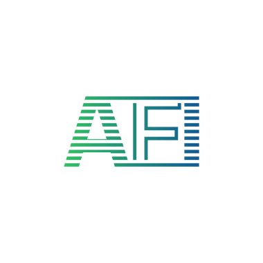 Modern AFI Logo Tasarımı. AFI Minimalist, Profesyonel ve İşletme Kimliği İçin Çok Yönlü Markalaştırma Simgesi