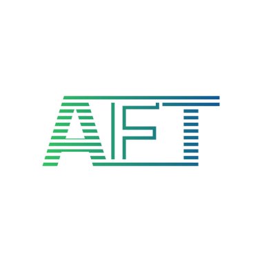 Modern AFT Logo Tasarımı. AFT Minimalist, Profesyonel ve İş Kimliği için Çok Yönlü Markalaştırma Simgesi