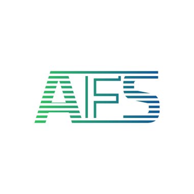 Modern AFS Logo Tasarımı. AFS Minimalist, Profesyonel ve İş Kimliği için Çok Yönlü Markalaştırma Simgesi