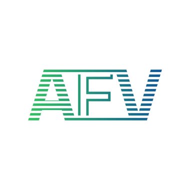 Modern AFV Logo Tasarımı. AFV Minimalist, Profesyonel ve İş Kimliği için Çok Yönlü Markalaştırma Simgesi