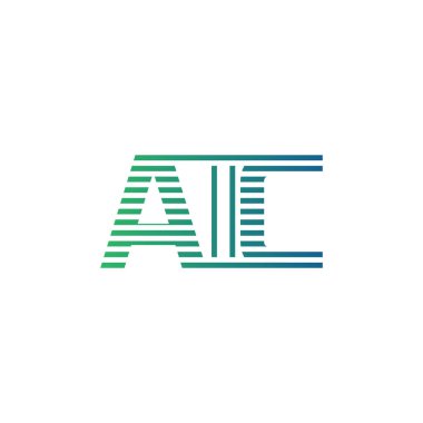 Modern AIC Logo Tasarımı. Harf AIC İş Kimliği Minimalist, Profesyonel ve Çok Yönlü Markalaştırma Simgesi