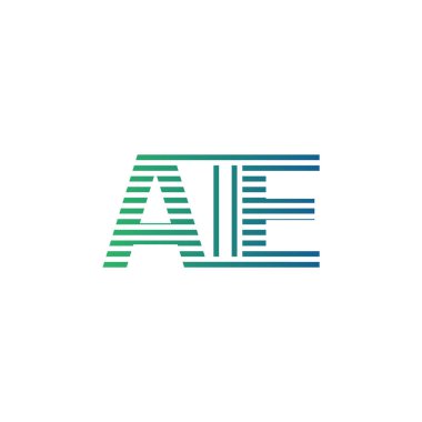 Modern AIE Logo Tasarımı. Harf AIE İşletme Kimliği Minimalist, Profesyonel ve Çok Yönlü Markalaştırma Simgesi