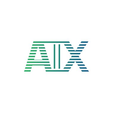 Modern AIX Logo Tasarımı. Harf AIX İş Kimliği Minimalist, Profesyonel ve Çok Yönlü Markalaştırma Simgesi