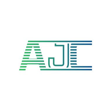 Modern AJC Logo Tasarımı. İş Kimliği için AJC Minimalist, Profesyonel ve Çok Yönlü Markalaştırma Simgesi