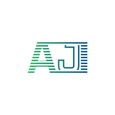 Modern AJI Logo Tasarımı. İş Kimliği için AJI Minimalist, Profesyonel ve Çok Yönlü Markalaştırma Simgesi