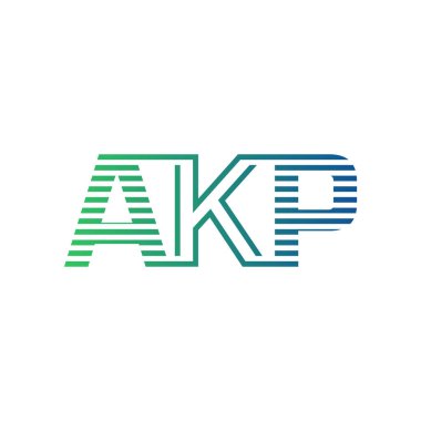 Modern AKP Logo Design. Letter AKP Minimalist, Professional, and Versatile Branding Icon for Business Identity clipart