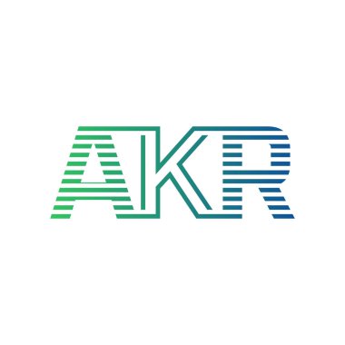 Modern AKR Logo Tasarımı. AKR Minimalist, Profesyonel ve İş Kimliği için Çok Yönlü Markalaştırma Simgesi