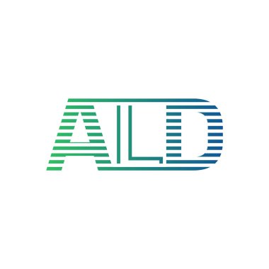 Modern ALD Logo Tasarımı. ALD Harfi Minimalist, Profesyonel ve İş Kimliği için Çok Yönlü Markalaştırma Simgesi