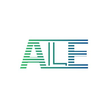 Modern ALE Logo Tasarımı. ALE Minimalist, Profesyonel ve İş Kimliği için Çok Yönlü Markalaştırma Simgesi