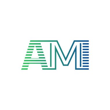 Modern AMI Logo Tasarımı. AMI Minimalist, Profesyonel ve İş Kimliği için Çok Yönlü Markalaştırma Simgesi