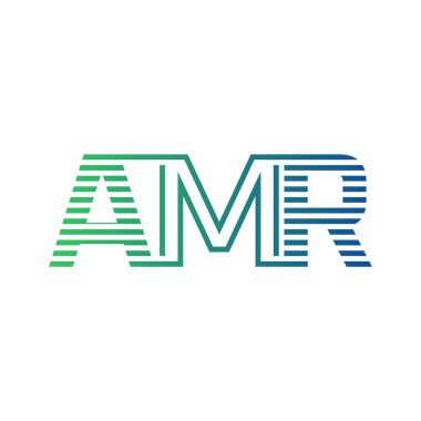 Modern AMR Logo Tasarımı. AMR Minimalist, Profesyonel ve İş Kimliği için Çok Yönlü Markalaştırma Simgesi
