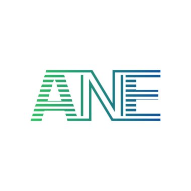 Modern ANE Logo Tasarımı. ANE Minimalist, Profesyonel ve Çok Yönlü İşletme Kimliği Simgesi
