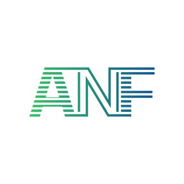Modern ANF Logo Tasarımı. ANF Minimalist, Profesyonel ve İşletme Kimliği İçin Çok Yönlü Markalaştırma Simgesi