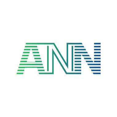 Modern ANN Logo Tasarımı. ANN Minimalist, Profesyonel ve İşletme Kimliği İçin Çok Yönlü Markalaştırma Simgesi