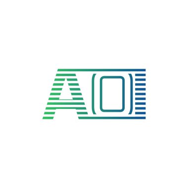Modern AOI Logo Tasarımı. İş Kimliği için AOI Minimalist, Profesyonel ve Çok Yönlü Markalaştırma Simgesi