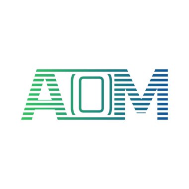 Modern AOM Logo Design. Letter AOM Minimalist, Professional, and Versatile Branding Icon for Business Identity clipart