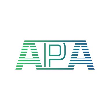 Modern APA Logo Tasarımı. İş Kimliği için APA Minimalist, Profesyonel ve Çok Yönlü Markalaştırma Simgesi
