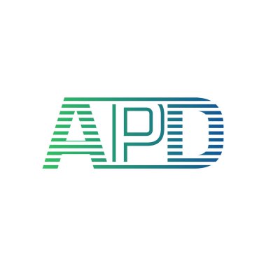 Modern APD Logo Design. Letter APD Minimalist, Professional, and Versatile Branding Icon for Business Identity clipart