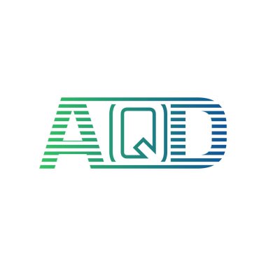 Modern AQD Logo Tasarımı. Harf AQD Minimalist, Profesyonel ve Çok Yönlü İşletme Kimliği Simgesi