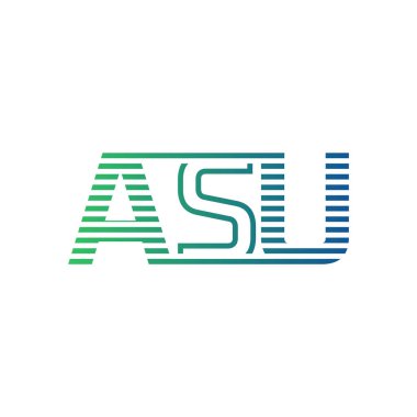 Modern ASU Logo Tasarımı. ASU Minimalist, Profesyonel ve Çok Yönlü İşletme Kimliği Simgesi
