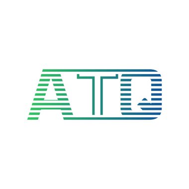 Modern ATQ Logo Tasarımı. ATQ Minimalist, Profesyonel ve İş Kimliği için Çok Yönlü Markalaştırma Simgesi