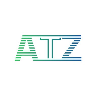 Modern ATZ Logo Tasarımı. ATZ Minimalist, Profesyonel ve İş Kimliği için Çok Yönlü Markalaştırma Simgesi
