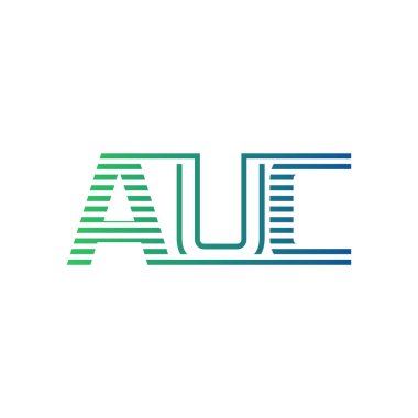 Modern AUC Logo Tasarımı. İş Kimliği için AUC Minimalist, Profesyonel ve Çok Yönlü Markalaştırma Simgesi