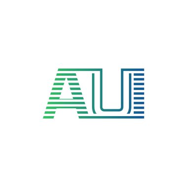 Modern AUI Logo Tasarımı. Harf AUI Minimalist, Profesyonel ve İş Kimliği için Çok Yönlü Markalaştırma Simgesi