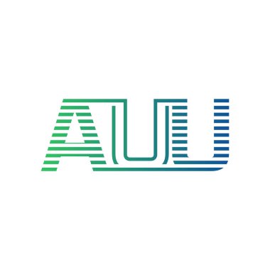 Modern AUU Logo Tasarımı. AUU Minimalist, Profesyonel ve İş Kimliği için Çok Yönlü Markalaştırma Simgesi