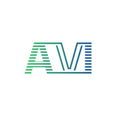 Modern AVI Logo Tasarımı. İş Kimliği için AVI Minimalist, Profesyonel ve Çok Yönlü Markalaştırma Simgesi