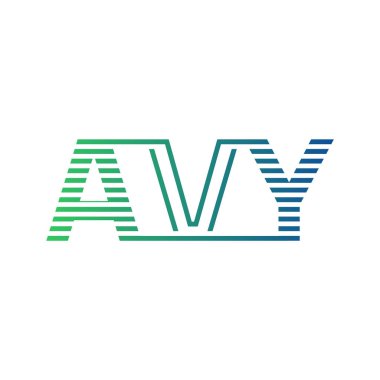 Modern AVY Logo Tasarımı. İş Kimliği için AVY Minimalist, Profesyonel ve Çok Yönlü Markalaştırma Simgesi