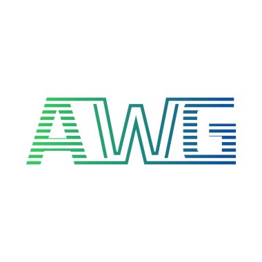 Modern AWG Logo Tasarımı. İş Kimliği için AWG Minimalist, Profesyonel ve Çok Yönlü Markalaştırma Simgesi