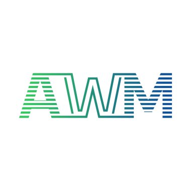 Modern AWM Logo Tasarımı. AWM Minimalist, Profesyonel ve Çok Yönlü İşletme Kimliği Simgesi