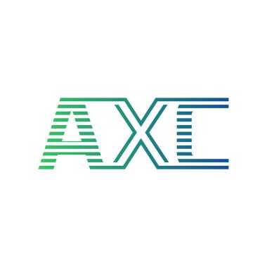 Modern AXC Logo Tasarımı. İş Kimliği için AXC Minimalist, Profesyonel ve Çok Yönlü Markalaştırma Simgesi