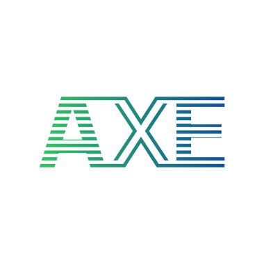 Modern AXE Logo Tasarımı. Harf AXE Minimalist, Profesyonel ve İşletme Kimliği İçin Çok Yönlü Markalaşma Simgesi