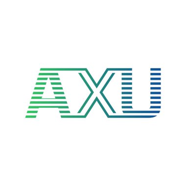 Modern AXU Logo Tasarımı. AXU Minimalist, Profesyonel ve Çok Yönlü İşletme Kimliği Simgesi