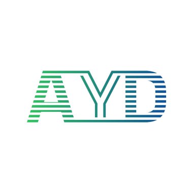 Modern AYD Logo Tasarımı. İş Kimliği için AYD Minimalist, Profesyonel ve Çok Yönlü Markalaştırma Simgesi