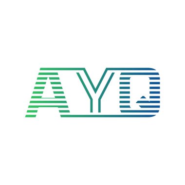 Modern AYQ Logo Tasarımı. İş Kimliği için AYQ Minimalist, Profesyonel ve Çok Yönlü Markalaştırma Simgesi