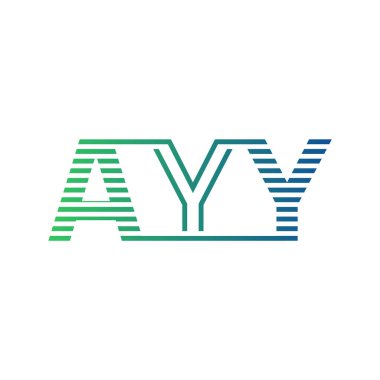 Modern AYY Logo Tasarımı. AYY Minimalist, Profesyonel ve Çok Yönlü İşletme Kimliği Simgesi
