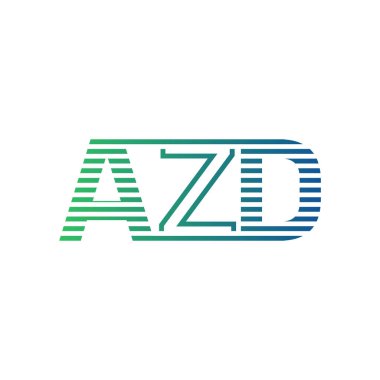 Modern AZD Logo Design. Letter AZD Minimalist, Professional, and Versatile Branding Icon for Business Identity clipart