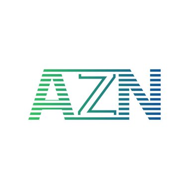 Modern AZN Logo Tasarımı. İş Kimliği için AZN Minimalist, Profesyonel ve Çok Yönlü Marka Simgesi