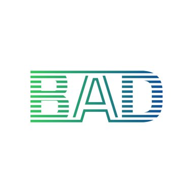 Modern Kötü Logo Tasarımı. İşletme Kimliği İçin Kötü Minimalist, Profesyonel ve Çok Yönlü Markalaştırma Simgesi