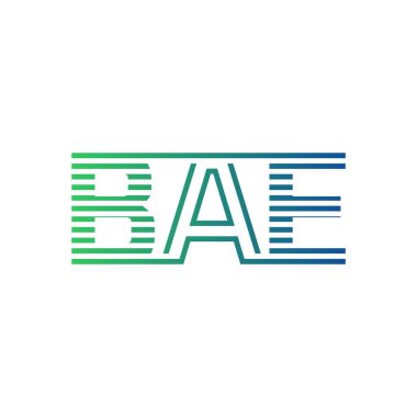 Modern BAE Logo Tasarımı. Bae Mektubu Minimalist, Profesyonel ve İşletme Kimliği İçin Çok Yönlü Marka Simgesi